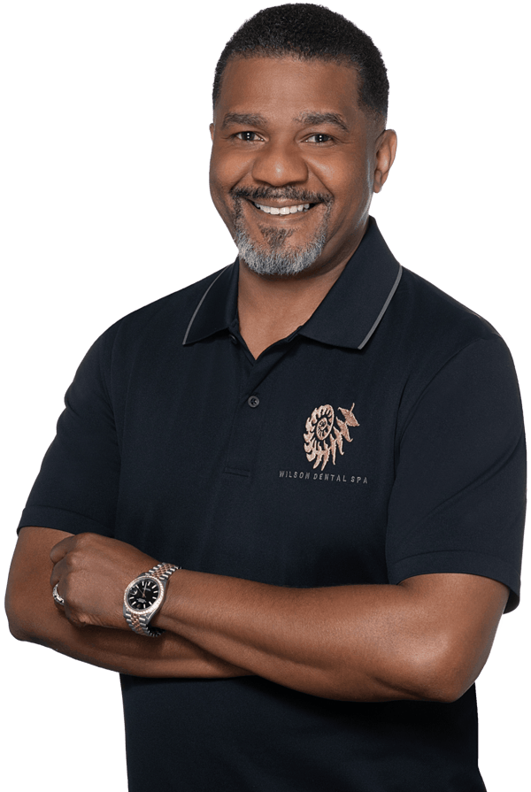 Dr. Wilson in a polo shirt